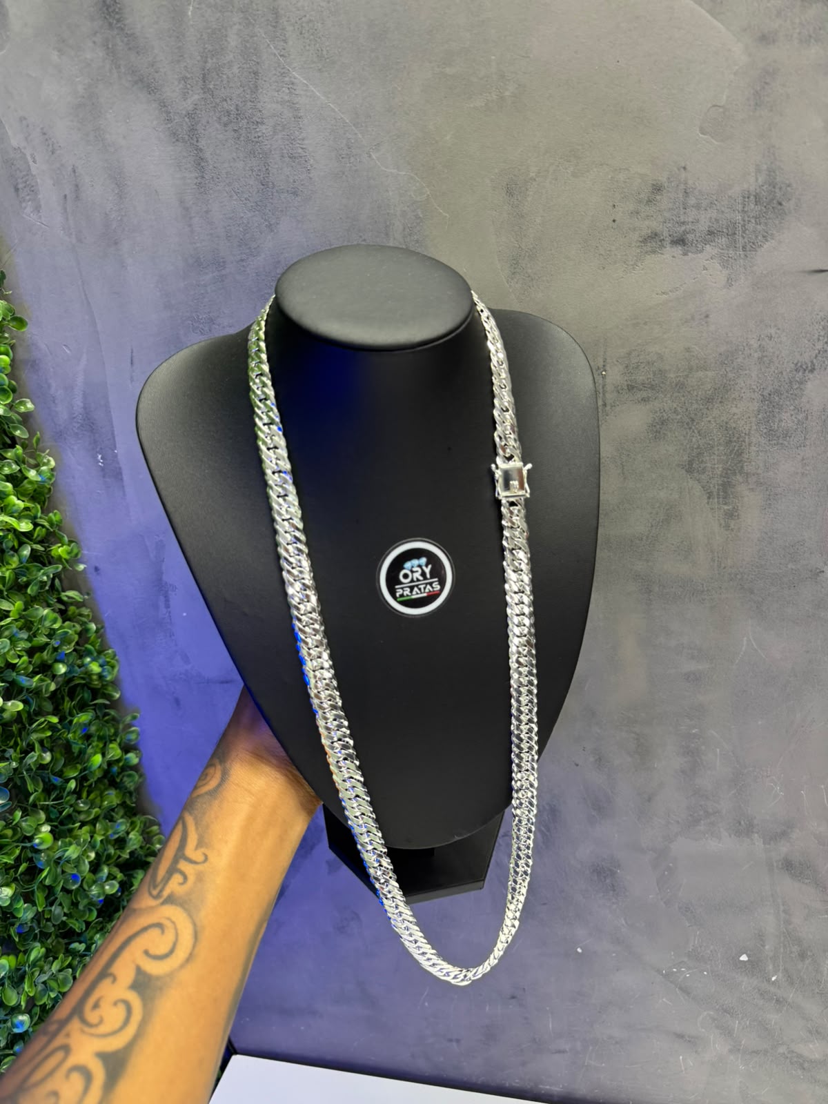 Cordão 13mm / 80cm Dupla 🇮🇹 - Elo Duplo