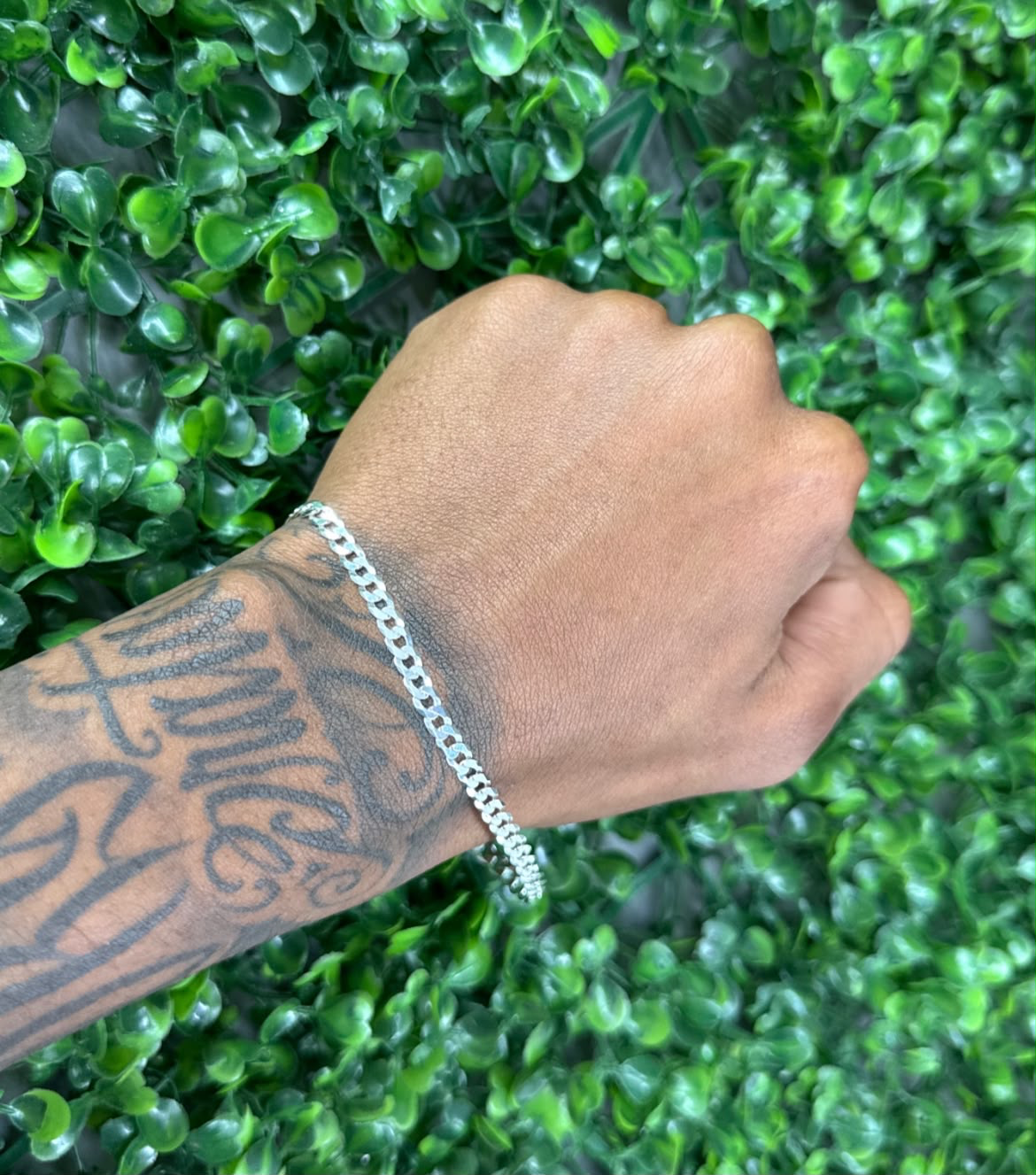 Pulseira 4mm Grumet Prata 925 lifestyle - Ory Pratas