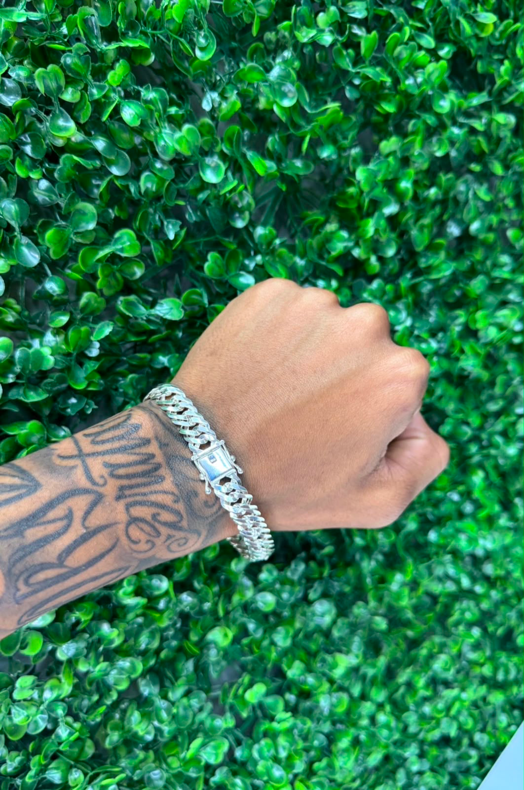 Pulseira 10mm Elo Duplo Prata 925 - Ory Pratas